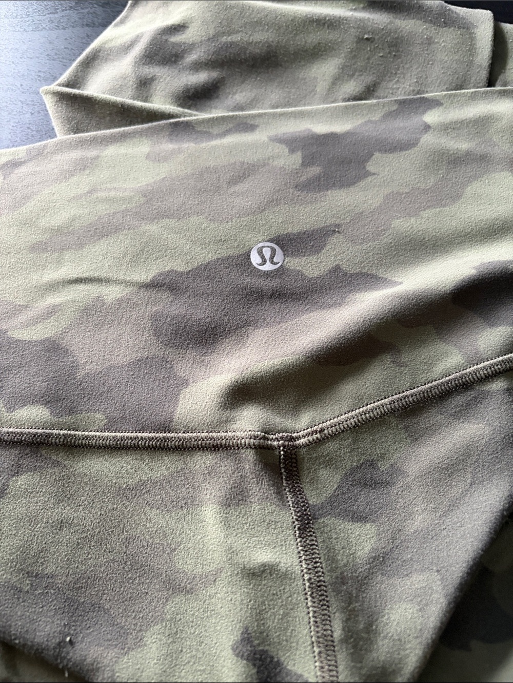 lululemon athletica Olive Green Camo Leggings